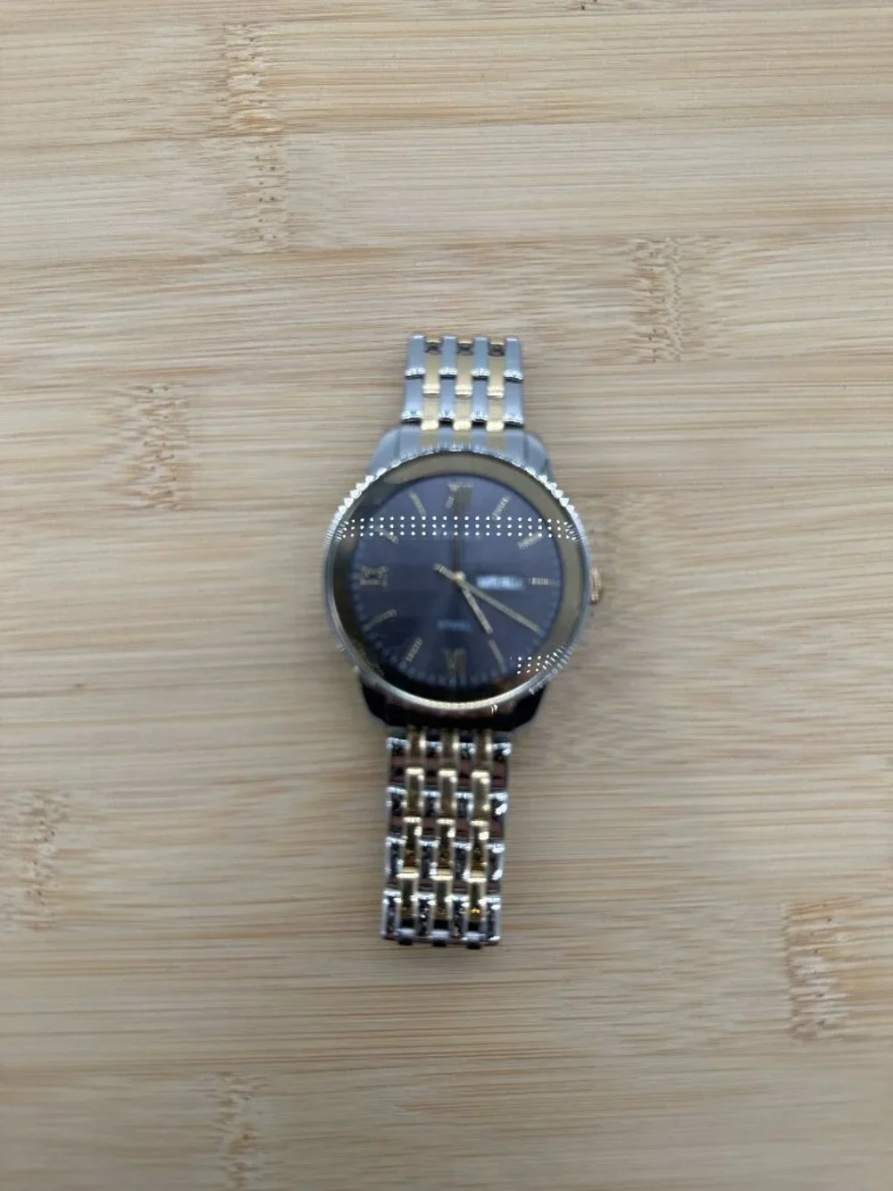 Timex TW2T50500JT Men Dress Watch 41mm Two-Tone Stainless Steel Analog